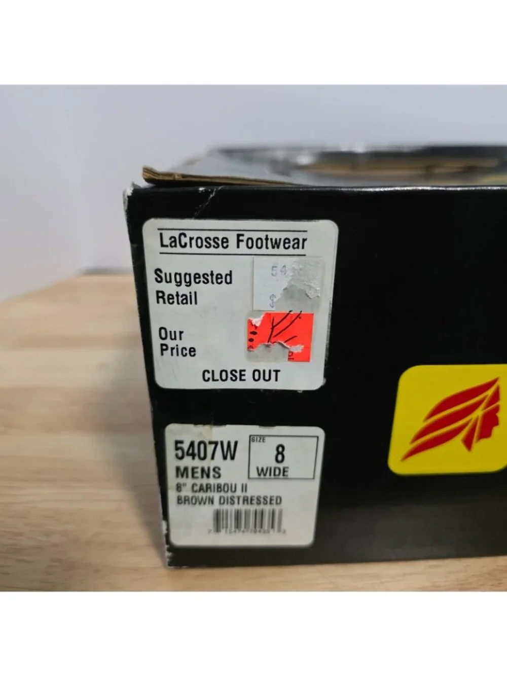 LaCrosse 400G Thinsulate Insulated Work Boots Mens 8 Brown USA Made NIB